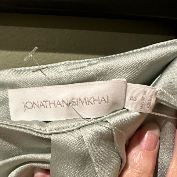 Jonathan SIMKHAI Mae Classic Draped Mini Skirt - Picture 14 of 16